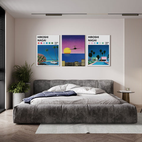 Set de cuadros decorativos en lienzo, estilo minimalista y moderno para la decoración de pared – Intuitivo