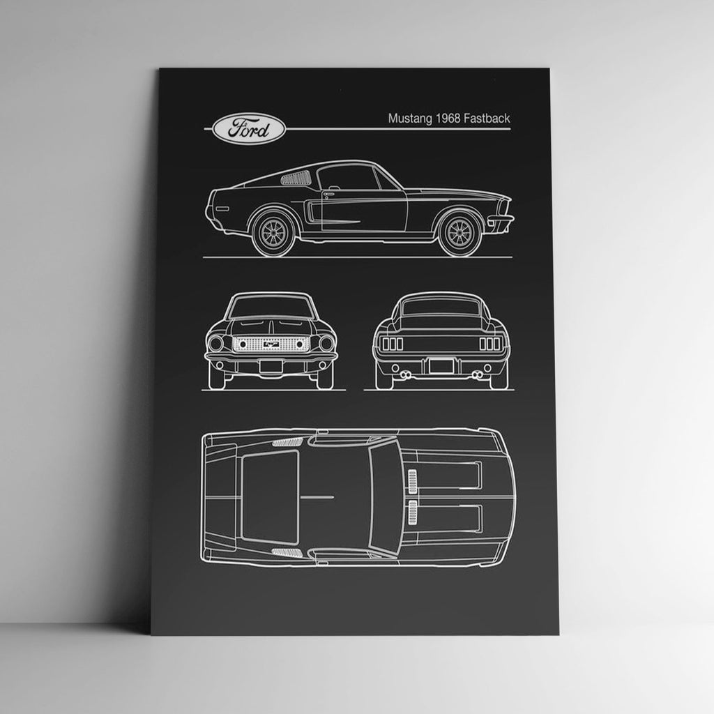 Cuadro decorativo enmarcado con diseño de autos clásicos y modernos, parte de la colección Automóviles, ideal para amantes del automovilismo y la decoración