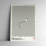 Cuadro decorativo Gran Premio de Mónaco – Glamour y velocidad en la Fórmula 1