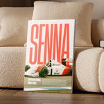 Set de cuadros decorativos Ayrton Senna - Tríptico