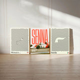 triptico de cuadros decorativos senna en suelo