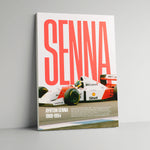 Cuadro con vista laterial tipo bastidor de ayrton senna