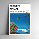 Cuadro decorativo Hiroshi Nagai – Vista al mar retro japonés