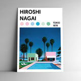 Cuadro decorativo Hiroshi Nagai – Miami retro japonés