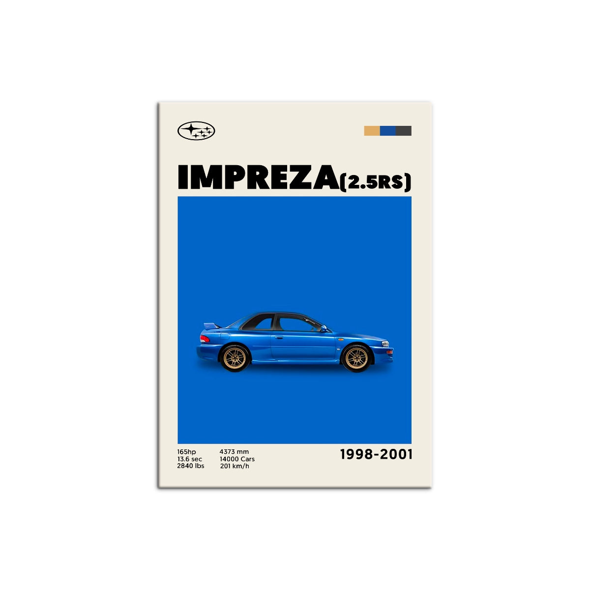 Cuadro Subaru Impreza 2.5RS (1998-2001)