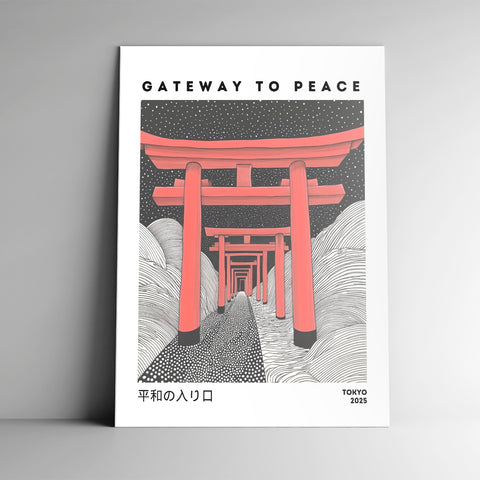 Cuadro decorativo Puerta De Paz - Estilo japonés