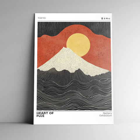 Cuadro decorativo Alma De Fuji - Estilo japonés