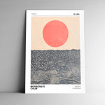 Cuadro decorativo Sol Naciente - Estilo japonés