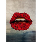 Tríptico Cuadros Decorativos Labios.