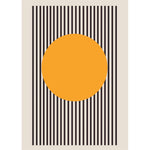 Tríptico Cuadros Decorativos Mid Century.