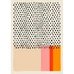 Tríptico Cuadros Decorativos Mid Century.