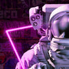 Decorative Painting - Neon Astronaut 2