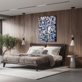 Cuadro decorativo LOVE – Tipografía grafiti en arte urbano