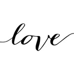 Tríptico Cuadros Decorativos Love.