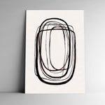 Cuadro Decorativo - Abstracto B&N #3.