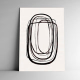 Cuadro Decorativo - Abstracto B&N #3.